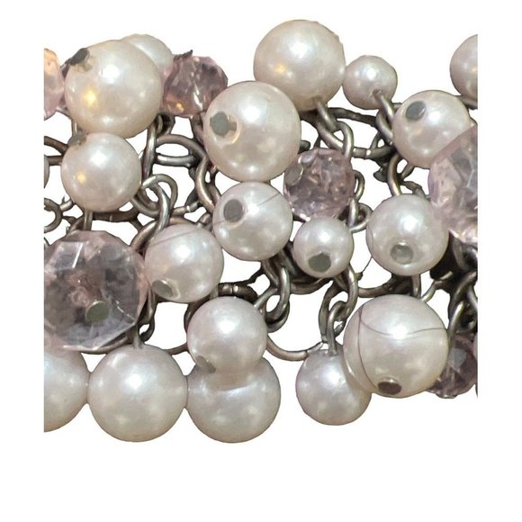 Vera Wang Cha-Cha Faux Pearl Bracelet -- 10" - Picture 2 of 6